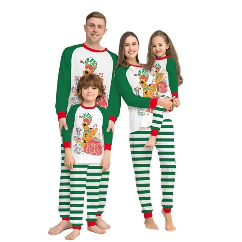 Christmas Scooby Doo Print Family Matching Pajama Set — Original Pajamas