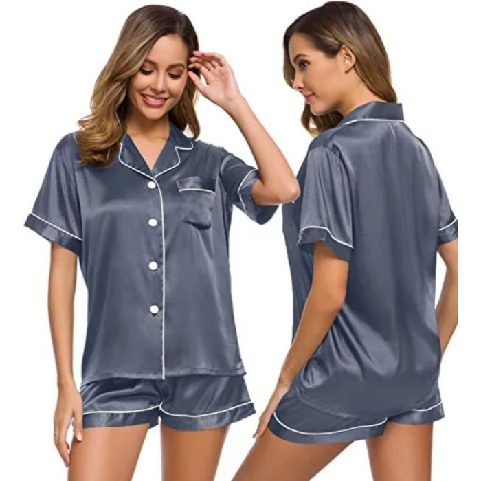 Silk Satin Pajamas Set For Women