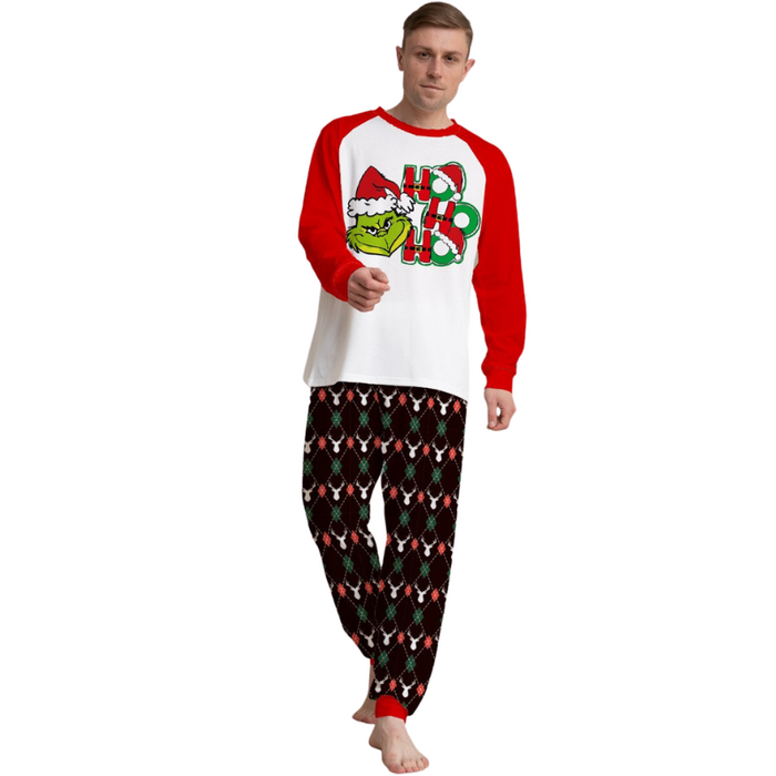 The Christmas Grinch Printed Family Matching Pajama Set