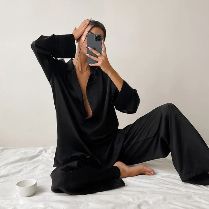 Long Sleeves Oversized Sleepwear For Women