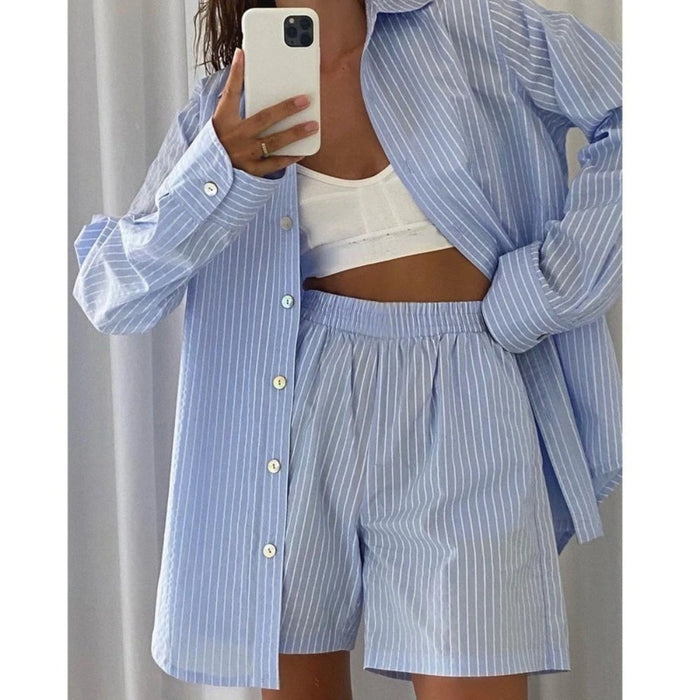 Women's Tops and Shorts Two Piece Set Pajamas