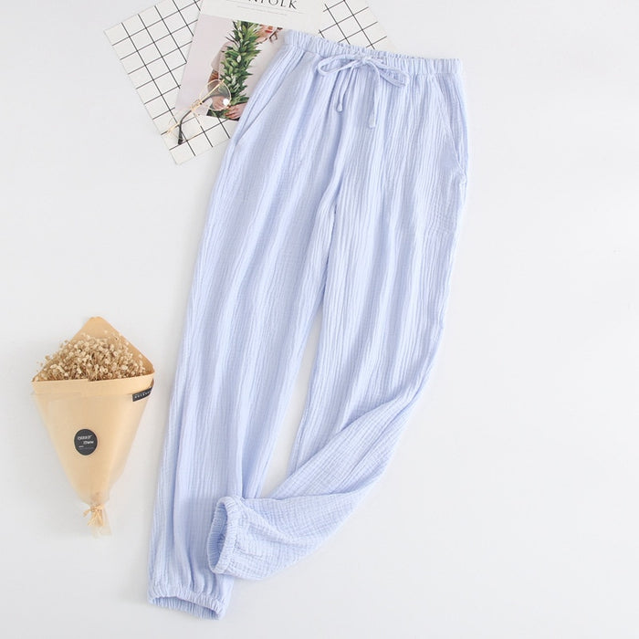 The Unisex Loose Bottoms Original Pajamas Cotton Sleepwear