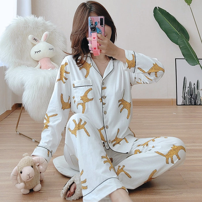 The Leopard Original Pajamas 2 Piece Pyjama Set