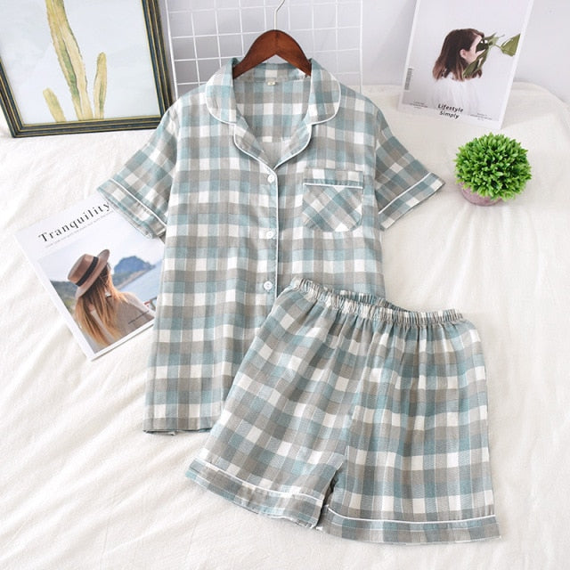 The Plaid Shorts Set Original Pajamas