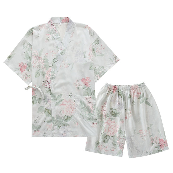 The Printed Kimono Shorts Set Best Affordable Pajamas