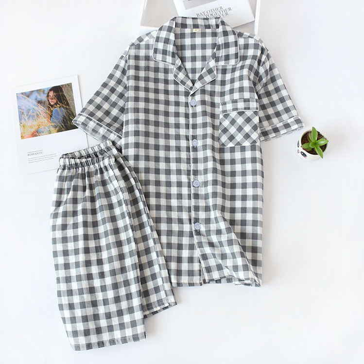 The Short Sleeved Thin Best Cotton Pajamas — Original Pajamas