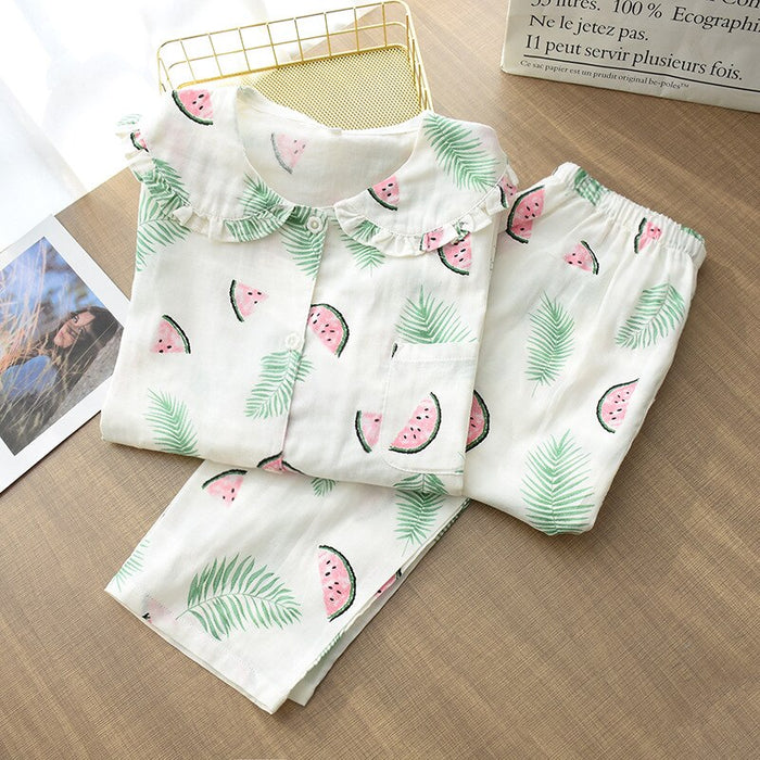 The Cute Fruit Print Pajamas Set Original Pajamas