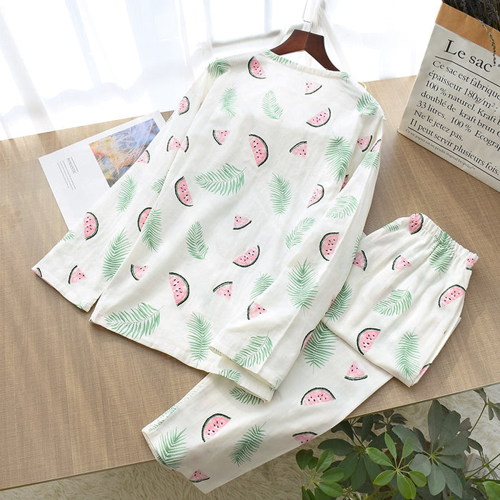 The Cute Fruit Print Pajamas Set Original Pajamas