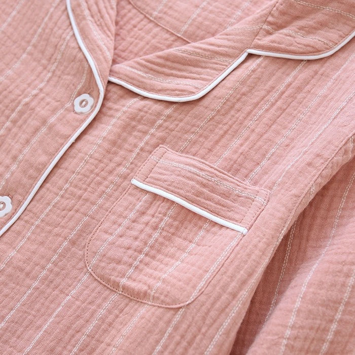 The Cotton Button-Up Solid Original Pajamas