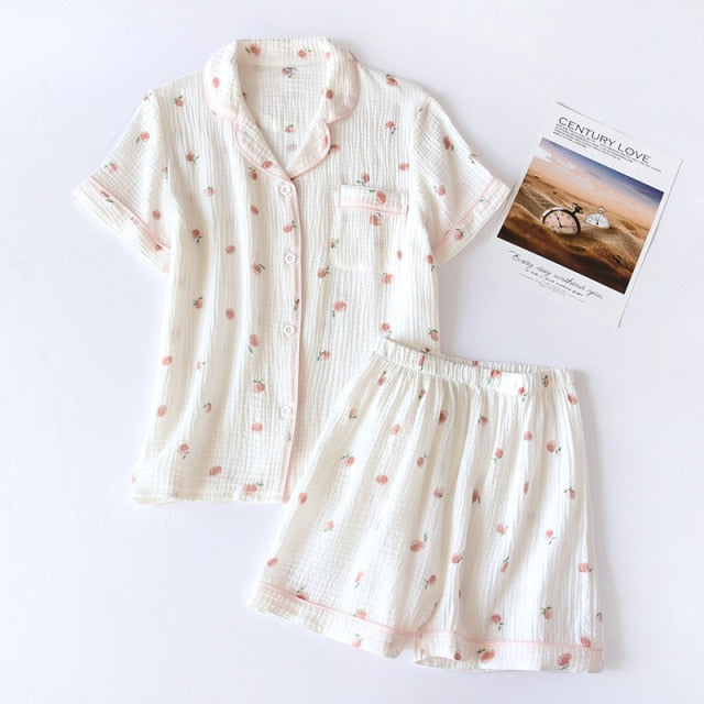 The Peach Print beautiful Pajama Sets Comfy Sleepwear