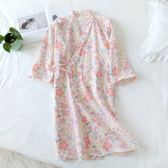 The Retro Floral Solid Original Pajamas