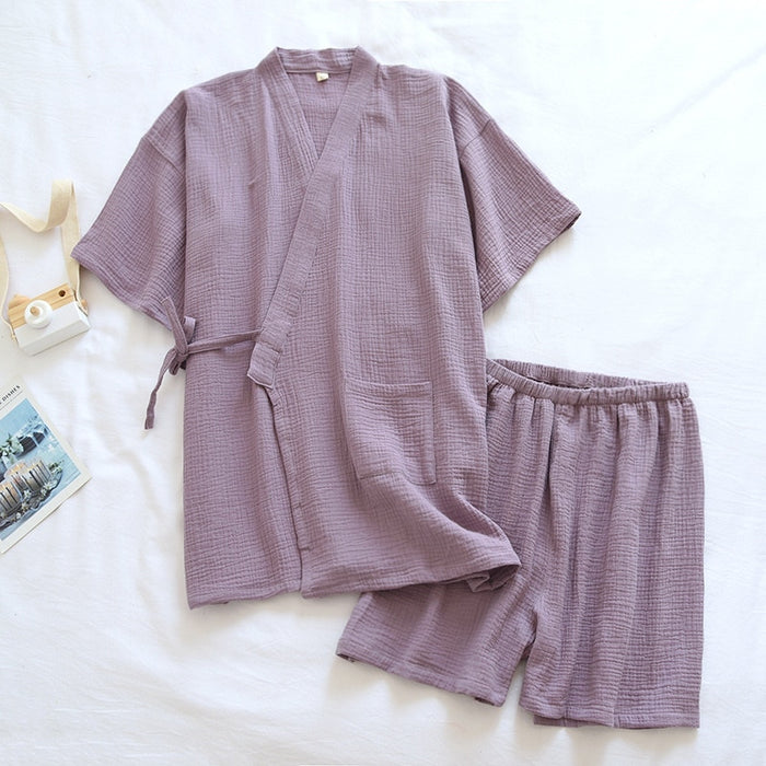 The Japanese Kimono 2 Piece Pajama Set For Women's