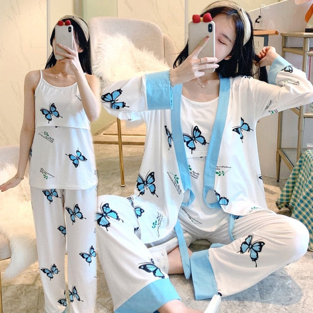 The Long Postpartum Affordable Pajama Sets Women