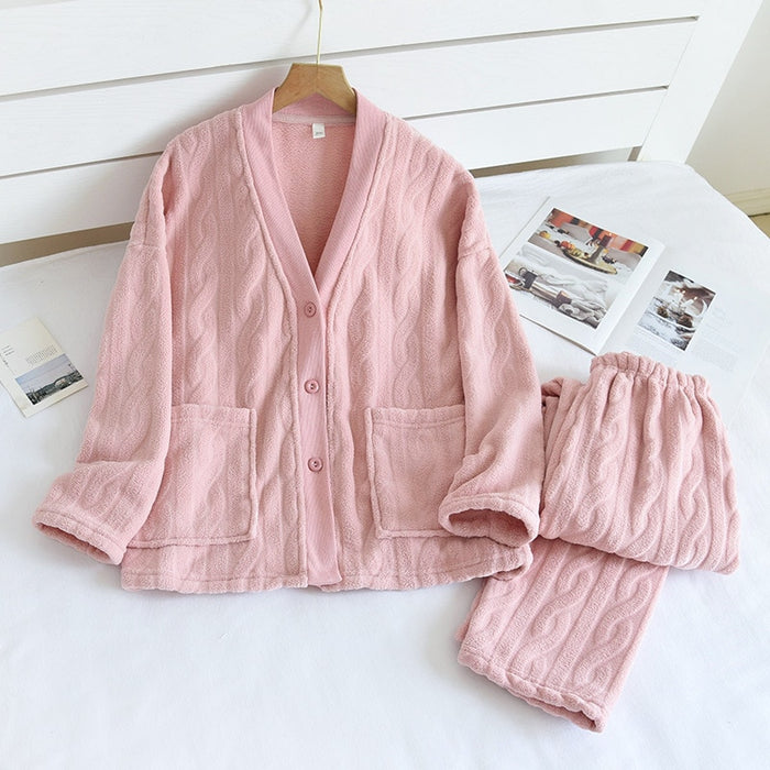 The Soft Cardigan Set Original Pajamas