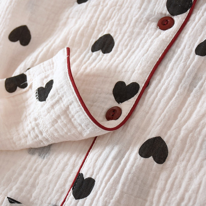 The Cute Heart Pajama Set Original Pajamas