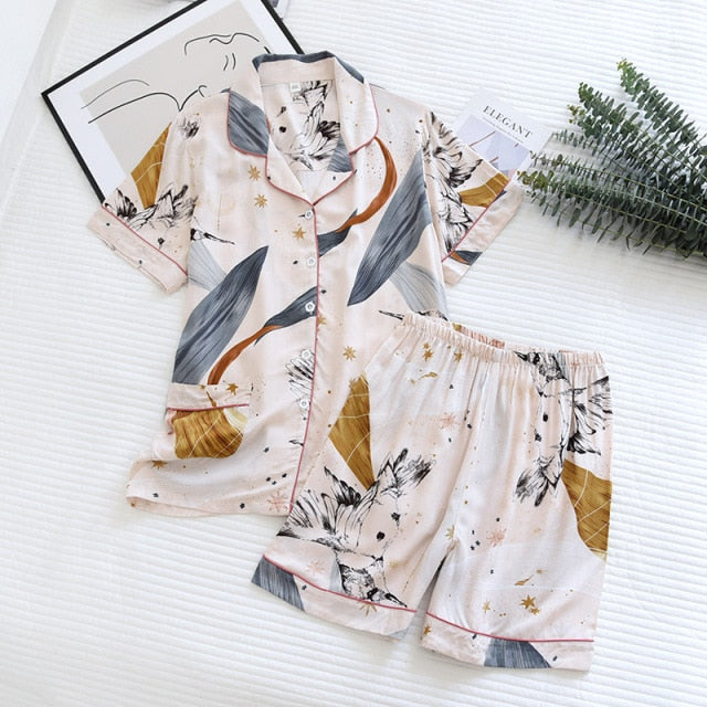 The Spring Designs Set Original Pajamas 2 Piece Sleepwear