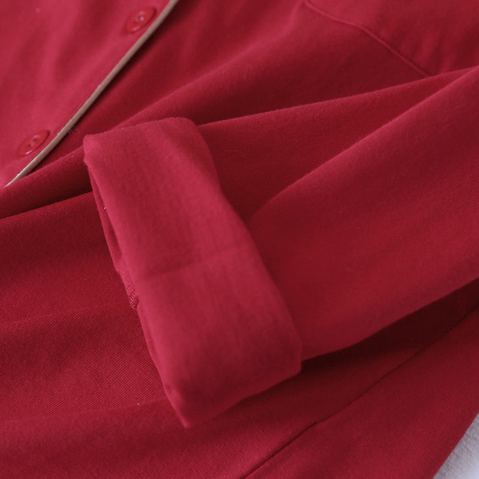 The Red Long Sleeve Pajama Set Original Pajamas