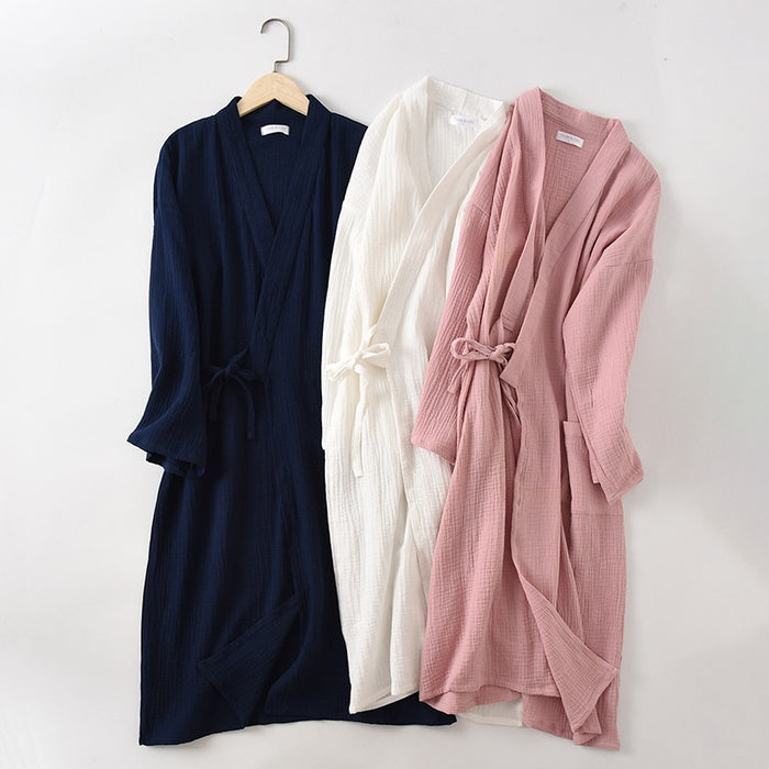 The Kimono Robe Solid Original Pajamas