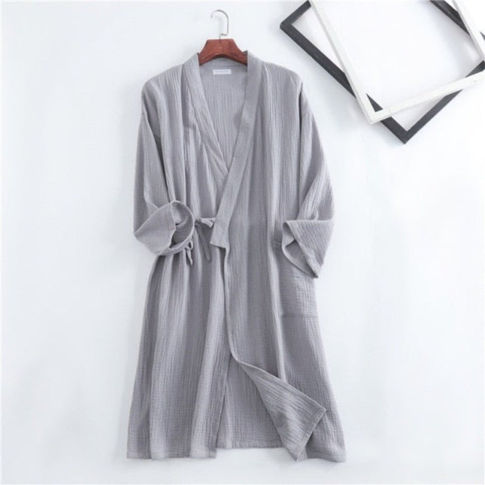The Kimono Robe Solid Original Pajamas