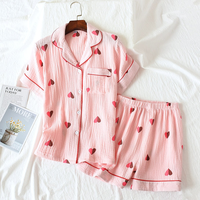 The Strawberry Printed Set Original Pajamas