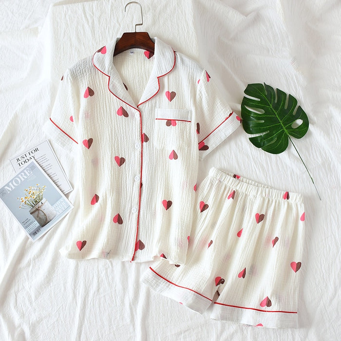 The Strawberry Printed Set Original Pajamas