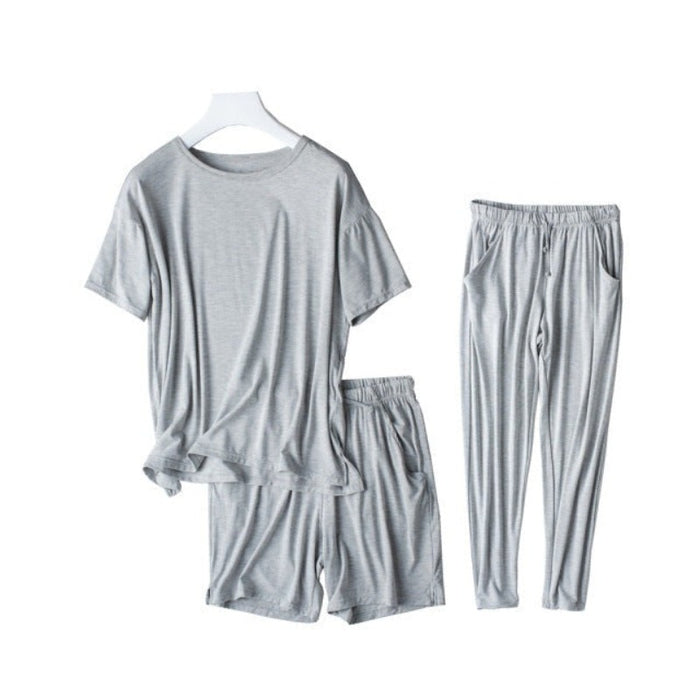 The Spring & Summer 3 Piece Sleepwear Set Original Pajamas