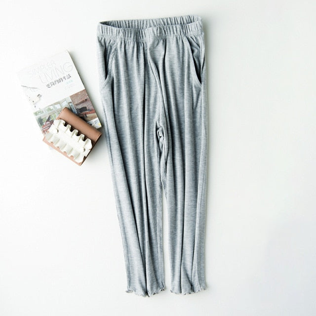 The Cotton Cropped Pants Original Pajamas