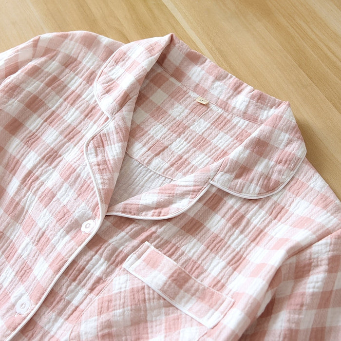 The Short Sleeve Plaid Original Pajamas