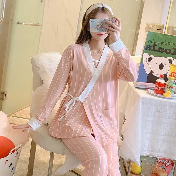 The Pregnancy Suits 3 Piece Pajama Set Affordable Pajamas