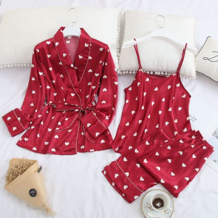 The Heart Polka Dots Pajama Set Original Pajamas