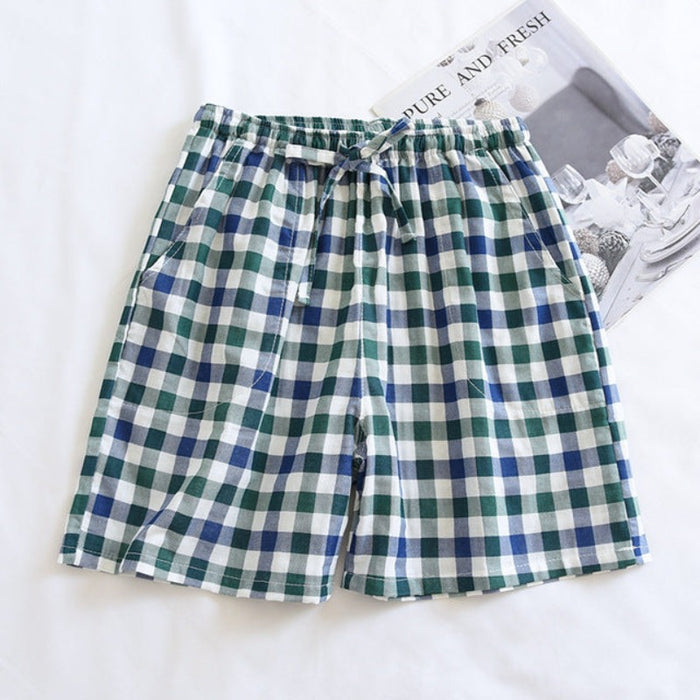 Japanese Summer Cotton Couple Shorts