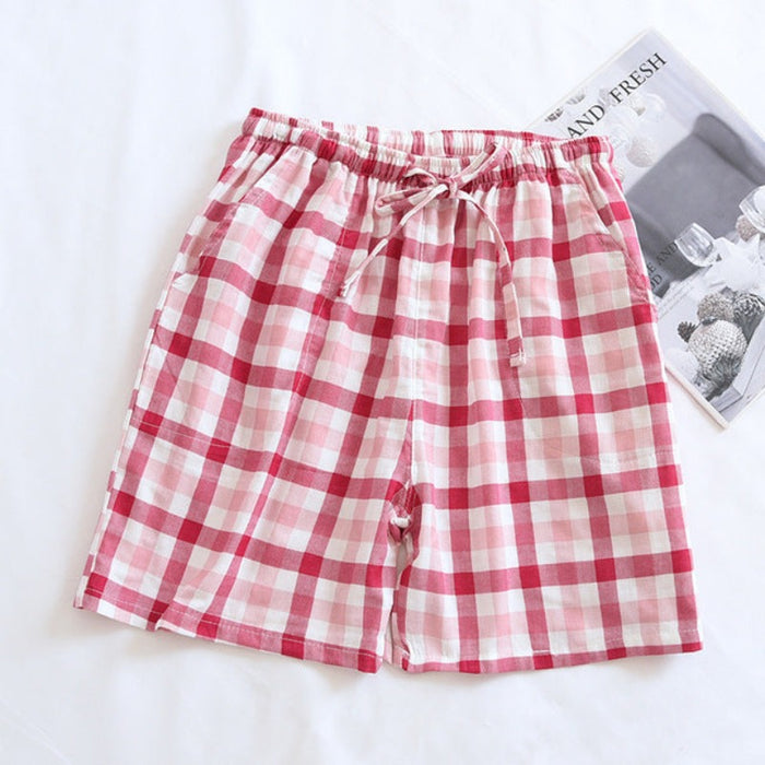 Japanese Summer Cotton Couple Shorts